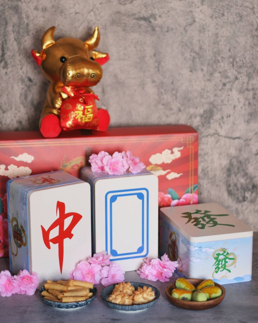 CHNG KAE CNY SNACK GIFT BOX (Mahjong Themed), Food & Drinks, Packaged