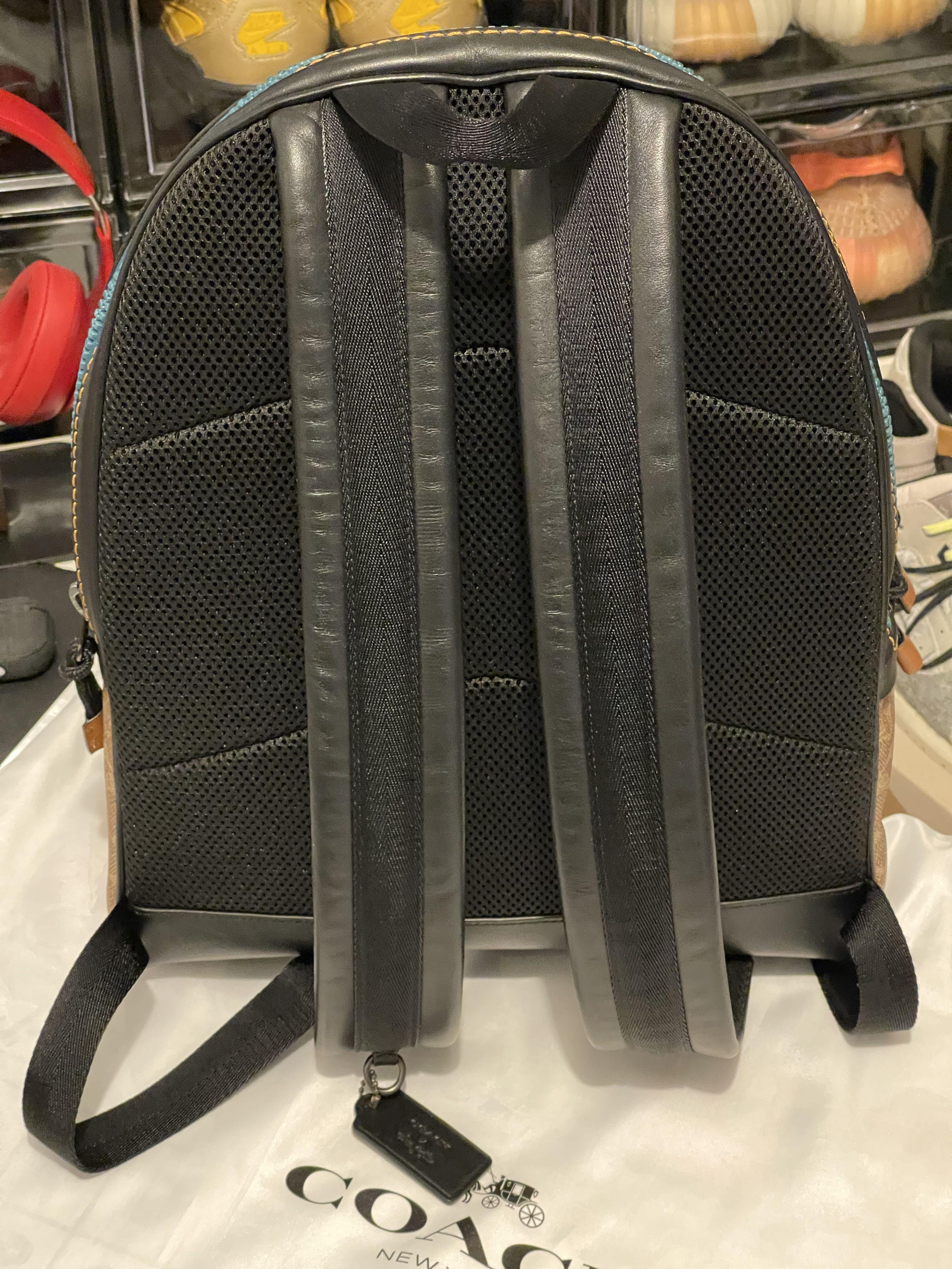 Academy backpack in shop signature canvas with rexy