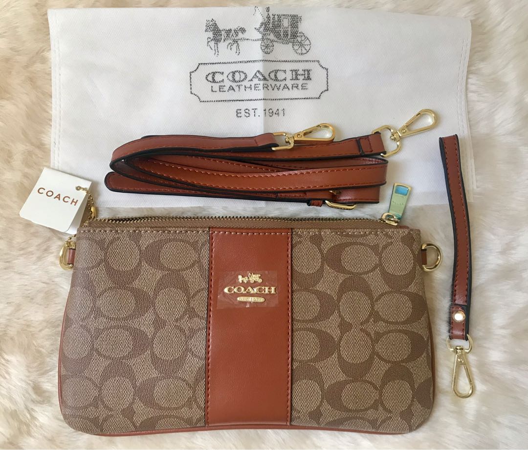 Coach wristlet top sling bag