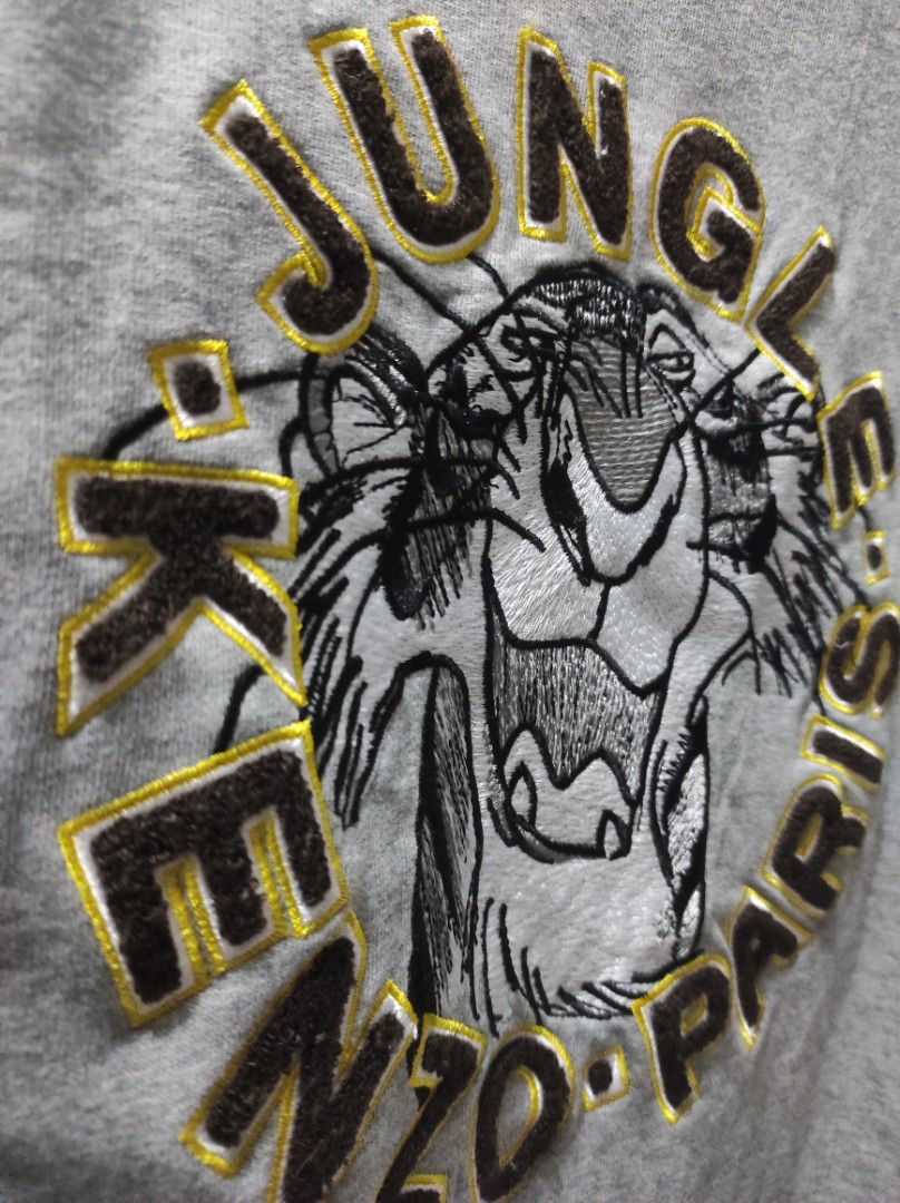 CREWNECK KENZO PARIS JUNGLE, Fesyen 