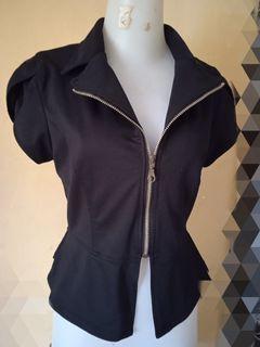#bersih2021 Crop black blazer