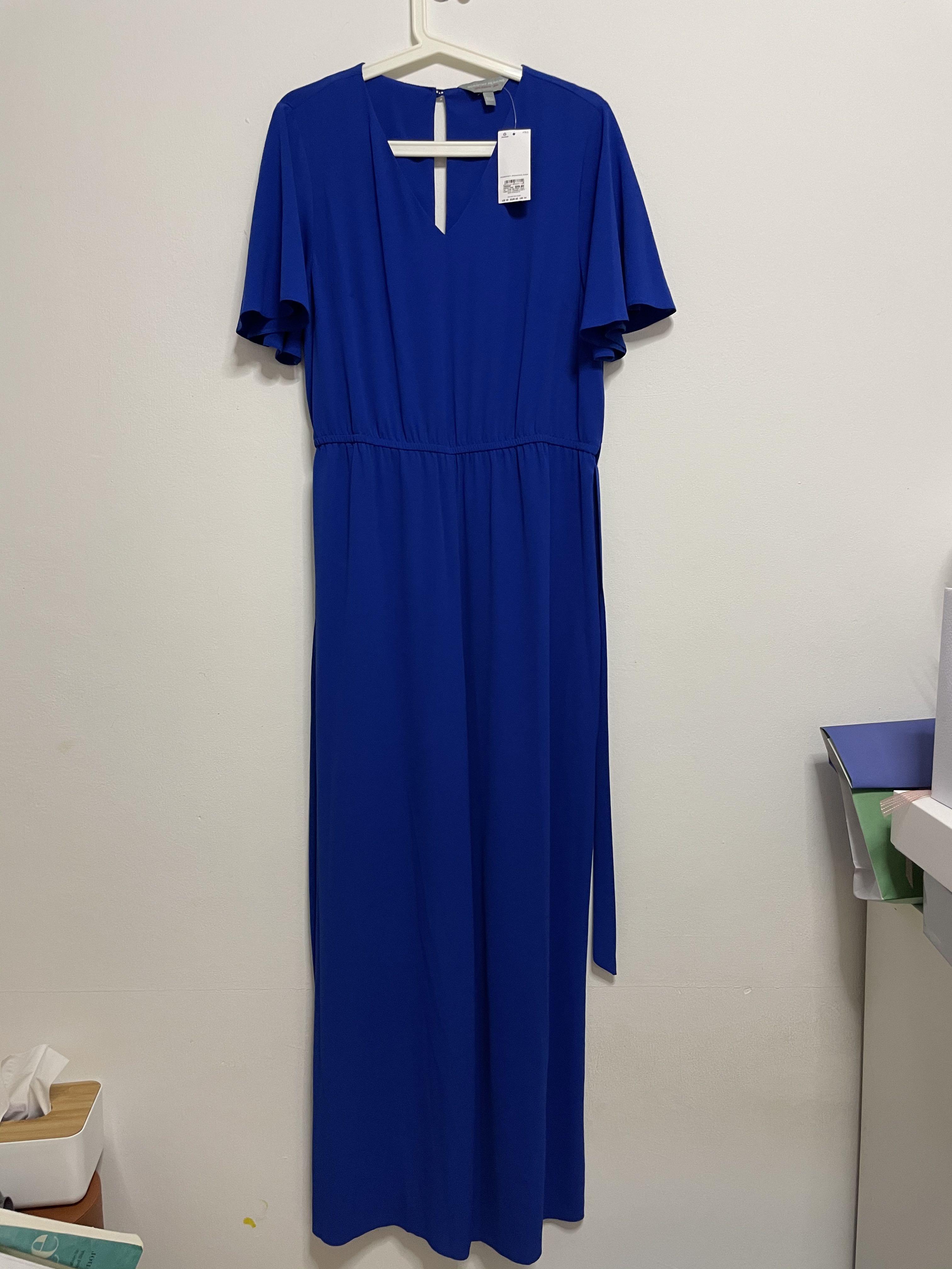 dorothy perkins blue maxi dress