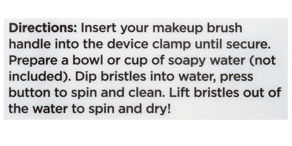 Equate Beauty Automatic Makeup Brush Cleaner, to maintain cleanliness