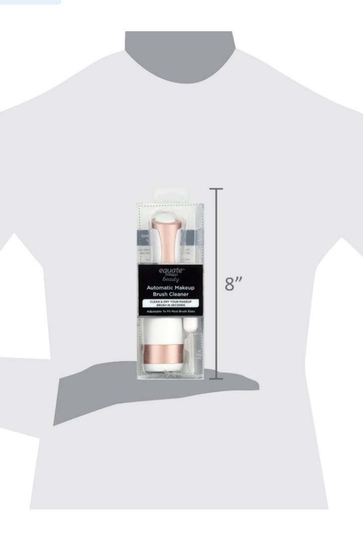 Equate Beauty Automatic Makeup Brush Cleaner, to maintain cleanliness