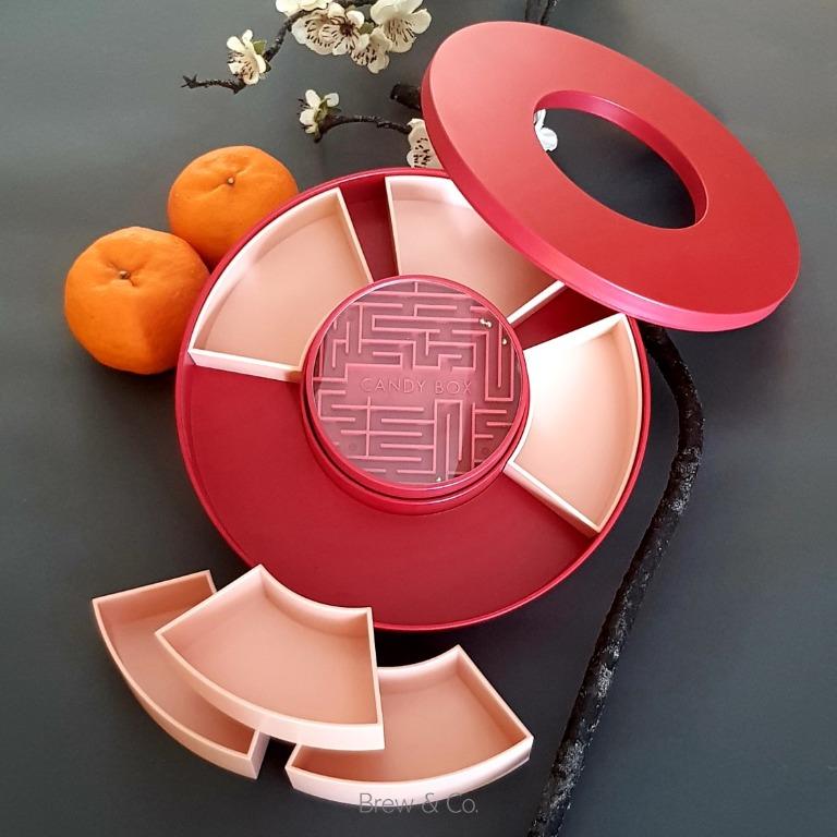 [BRAND NEW] Quality Snacks Palette Tray Set with Lid Multisectional