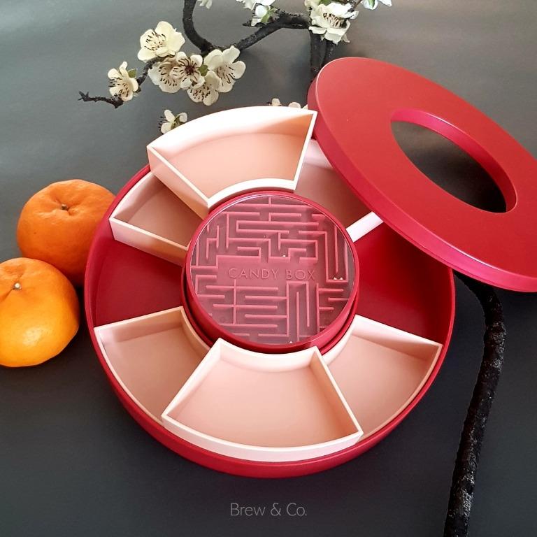 [BRAND NEW] Quality Snacks Palette Tray Set with Lid Multisectional