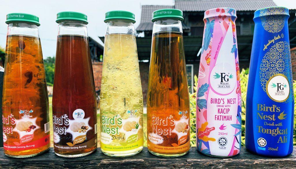 FG Walet Collagen Plus Bird Nest Minuman Sarang Burung, Food & Drinks