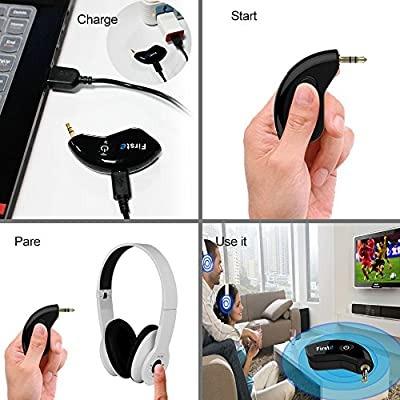 connect bluetooth headphones to bluetooth transmitter