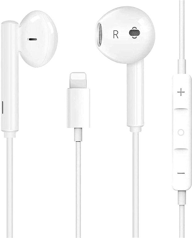 wired earbuds with mic and volume control