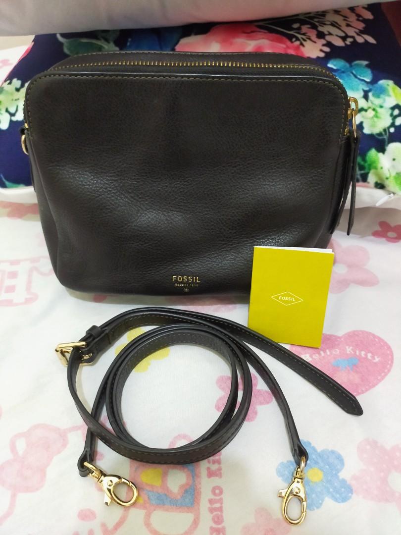 Fossil double zip crossbody store