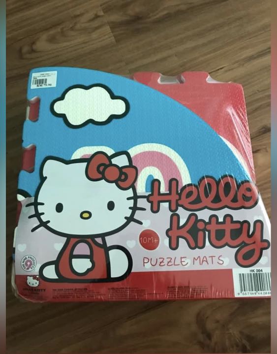 Hello Kitty Puzzle Mat Kids Playmat Hopscotch Mat Toys Games Others On Carousell