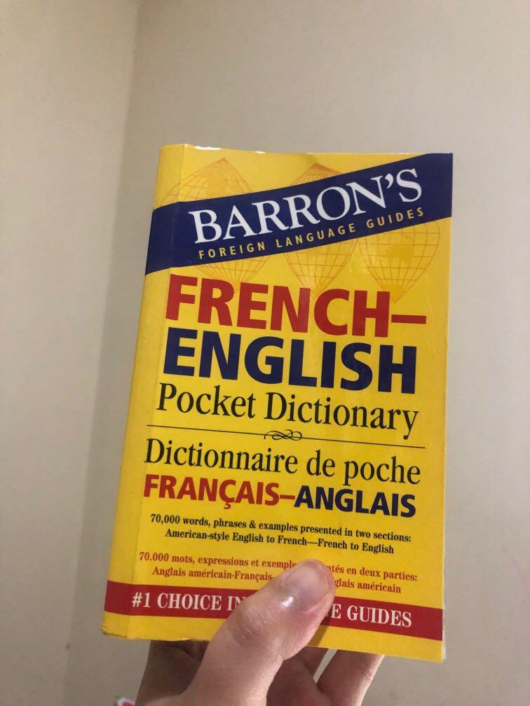 French-English Pocket Dictionary (Category: Textbooks) located in Quezon City. Submitted by brutus1020 (Listing ID 1064945861, Image 1). Description: Good as new.
