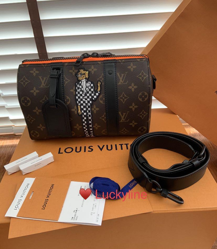 Louis Vuitton Monogram Keepall XS Virgil Abloh Zoom with Friends