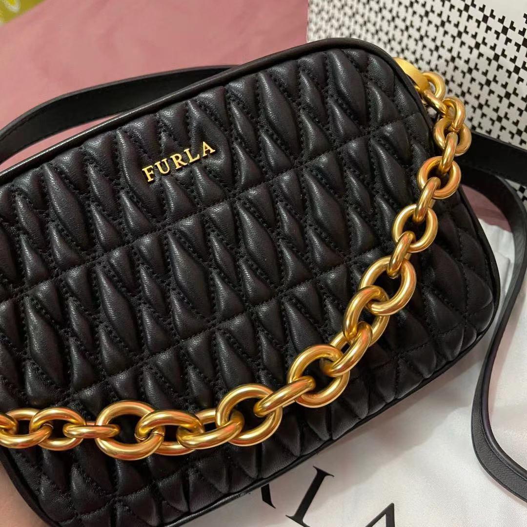 Furla cometa sales mini crossbody onyx