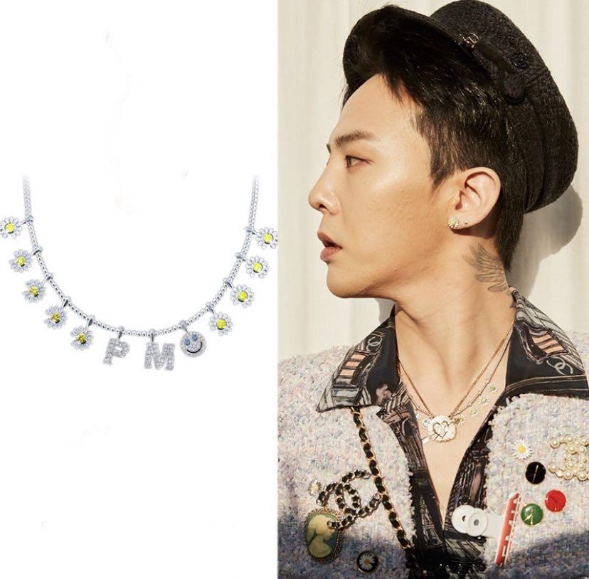 BIGBANG G DRAGON PMO SMILEY NECKLACE
