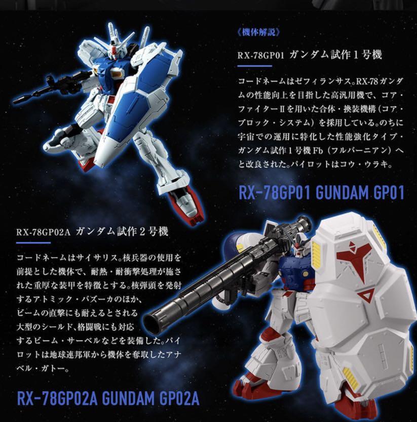 現貨旺角店G frame EX02 RX-78 GP02A gp01 Gundam 0083 stardust