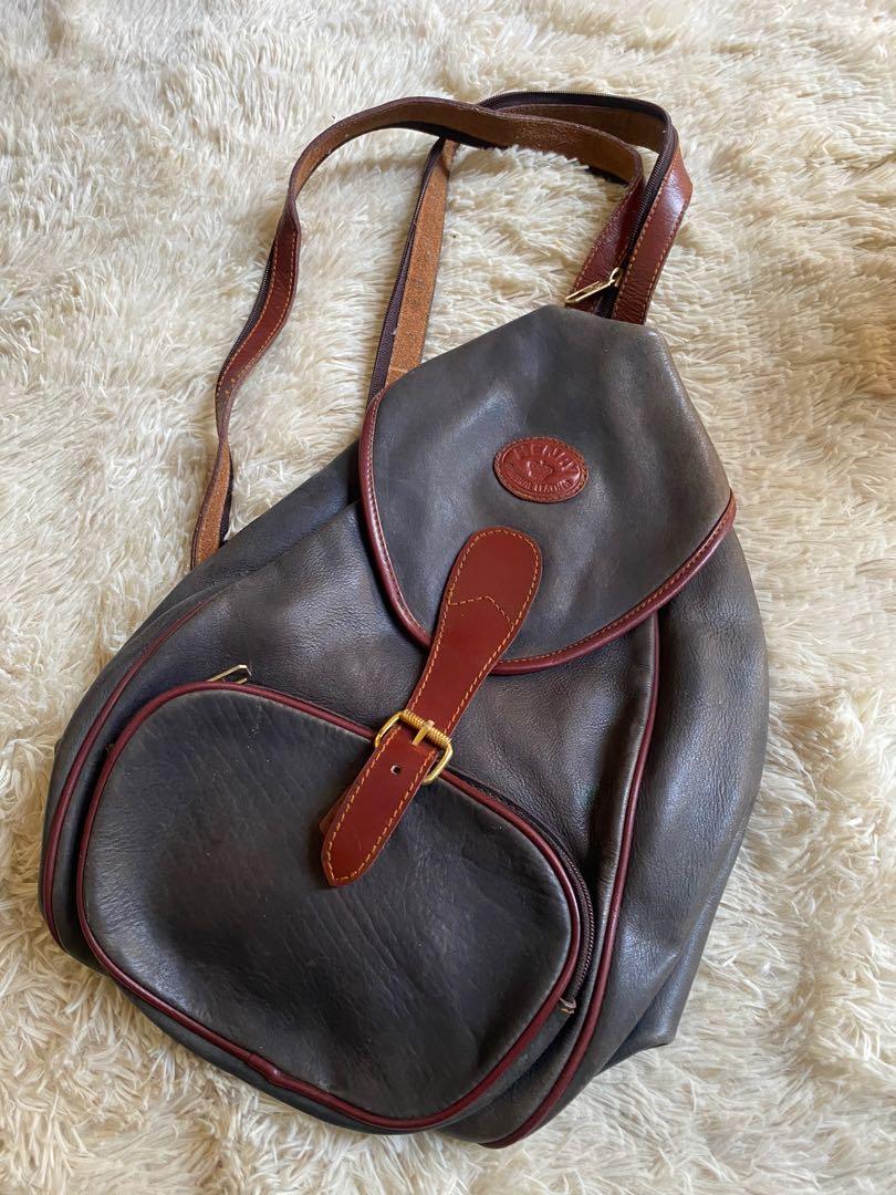 Henry leather backpack sale