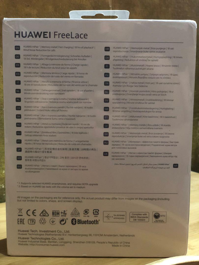 Huawei Freelace (Category: Earphones) located in Mandaluyong City. Submitted by baratilyo1992 (Listing ID 1064967046, Image 2). Description: .