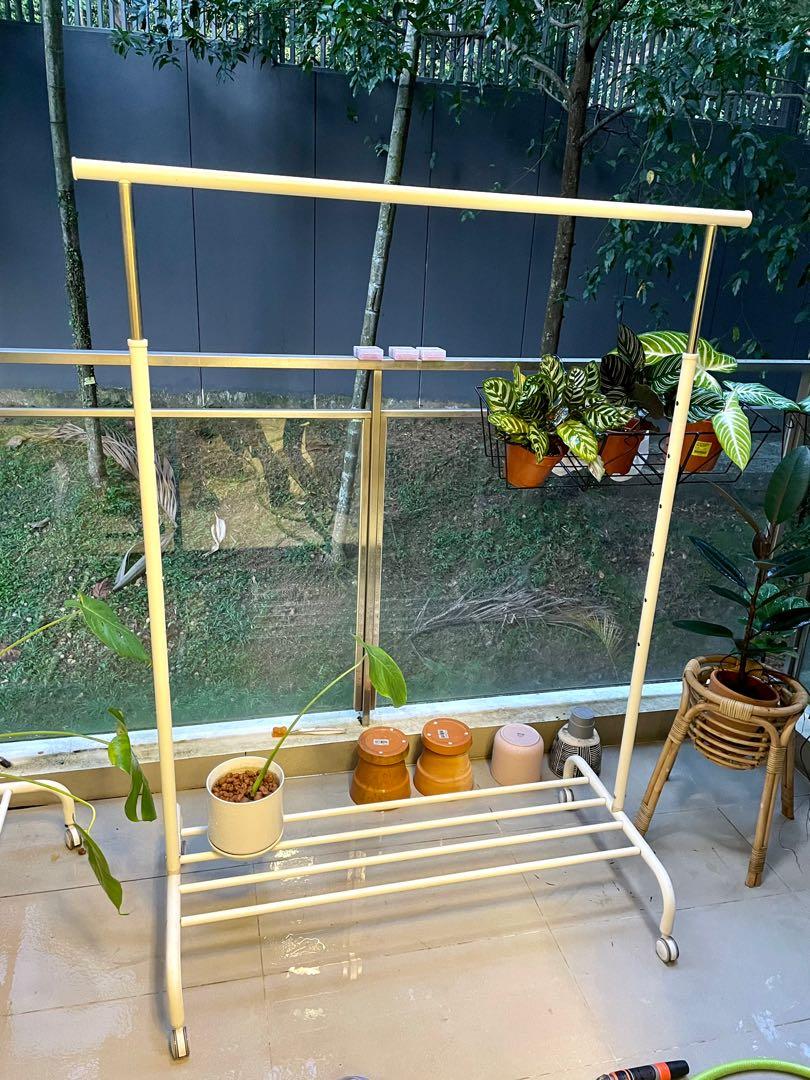 Ikea adjustable clothes rack deals