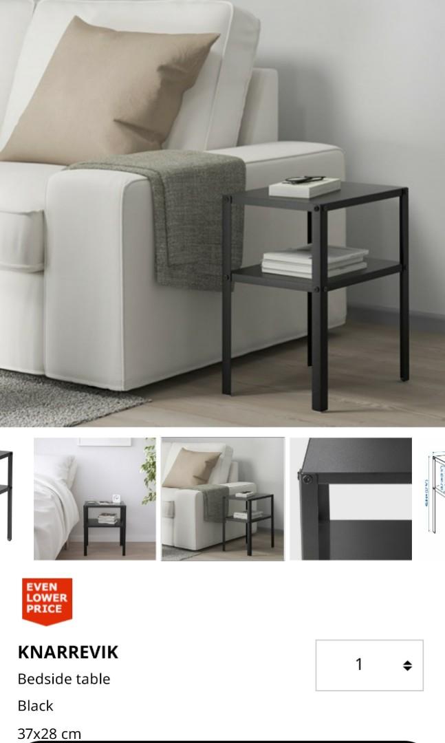 IKEA KNARREVIK Bedside Table Furniture Home Living Furniture