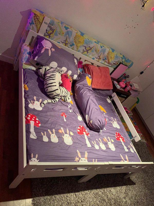 IKEA toddler single bed x 2, Furniture & Home Living, Furniture, Bed Frames & Mattresses on