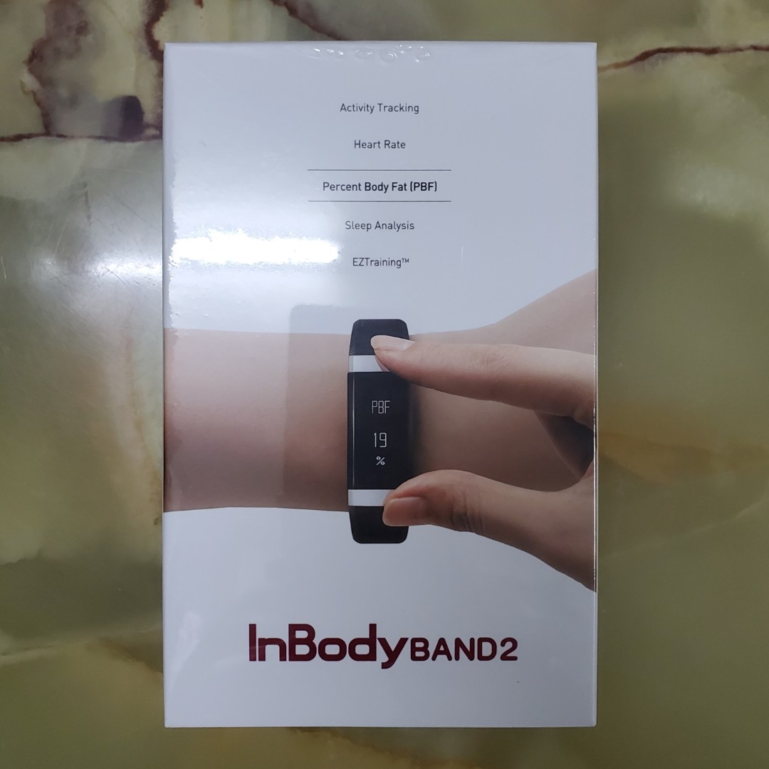 (全新) InBody Band 2 體脂智慧手環 (黑色), 手提電話, 智能穿戴裝置及智能手錶 - Carousell