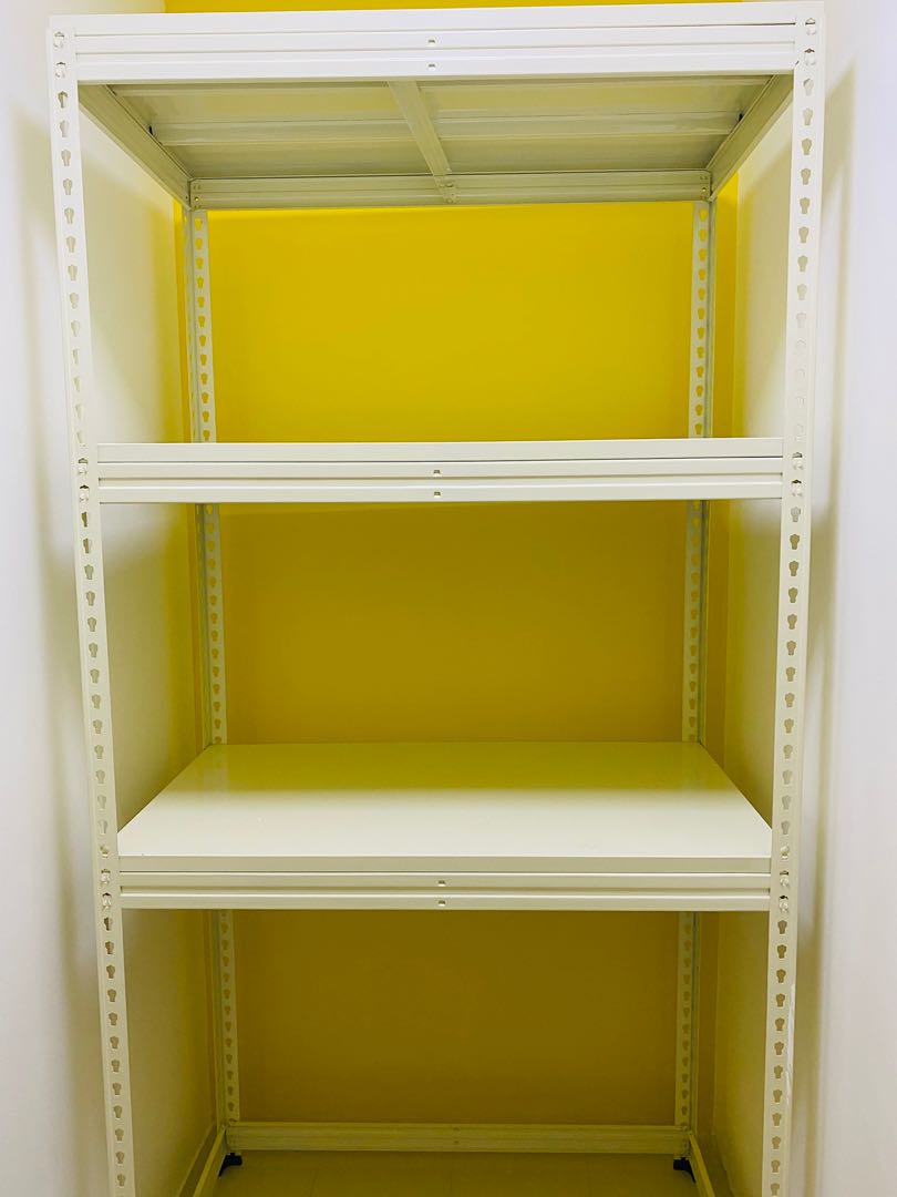 Iron rack HDB Bomb Shelter room storage rack, Furniture & Home