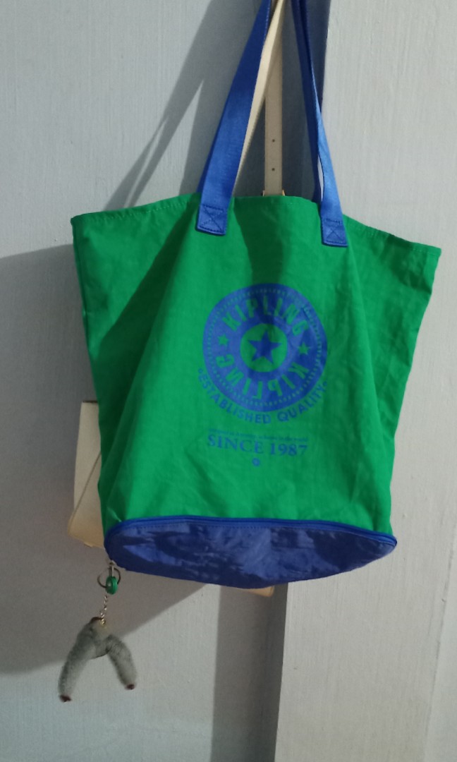 kipling foldable tote bag