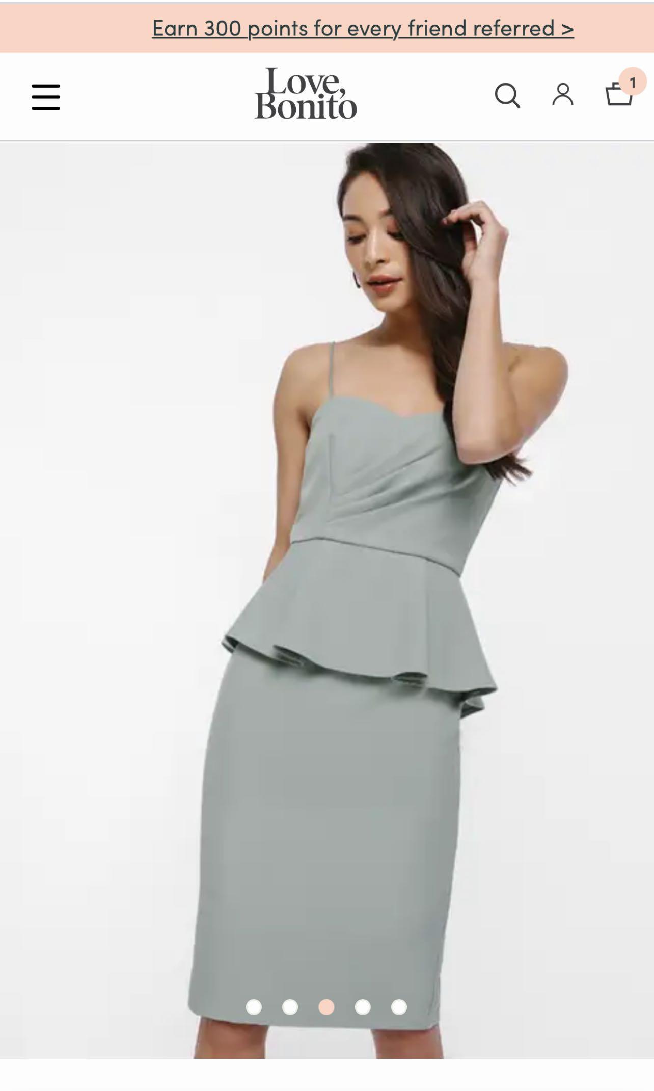 Love bonito peplum dress outlet