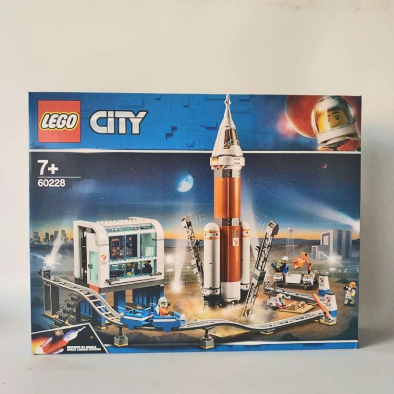 LEGO City Space Deep Space Rocket Launch Control 60228 with Toy Monorail 