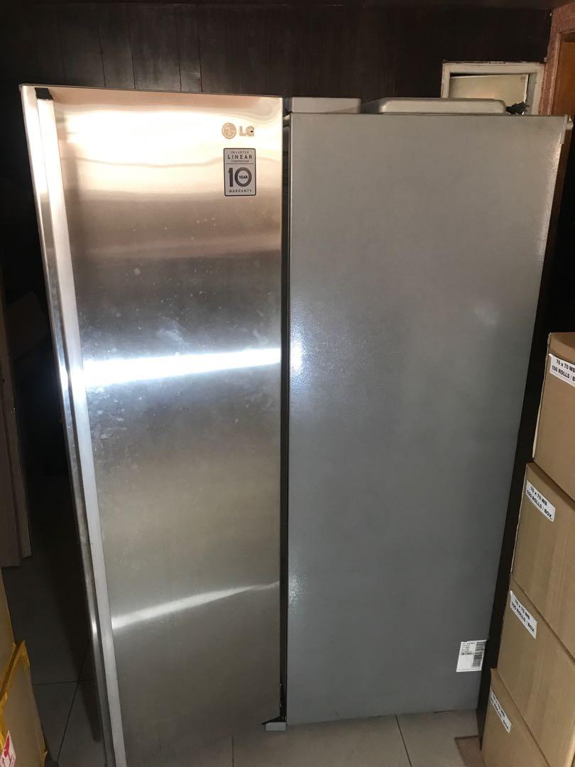 LG two door side by side linear inverter refridgerator, TV & Home Appliances, Kitchen Appliances