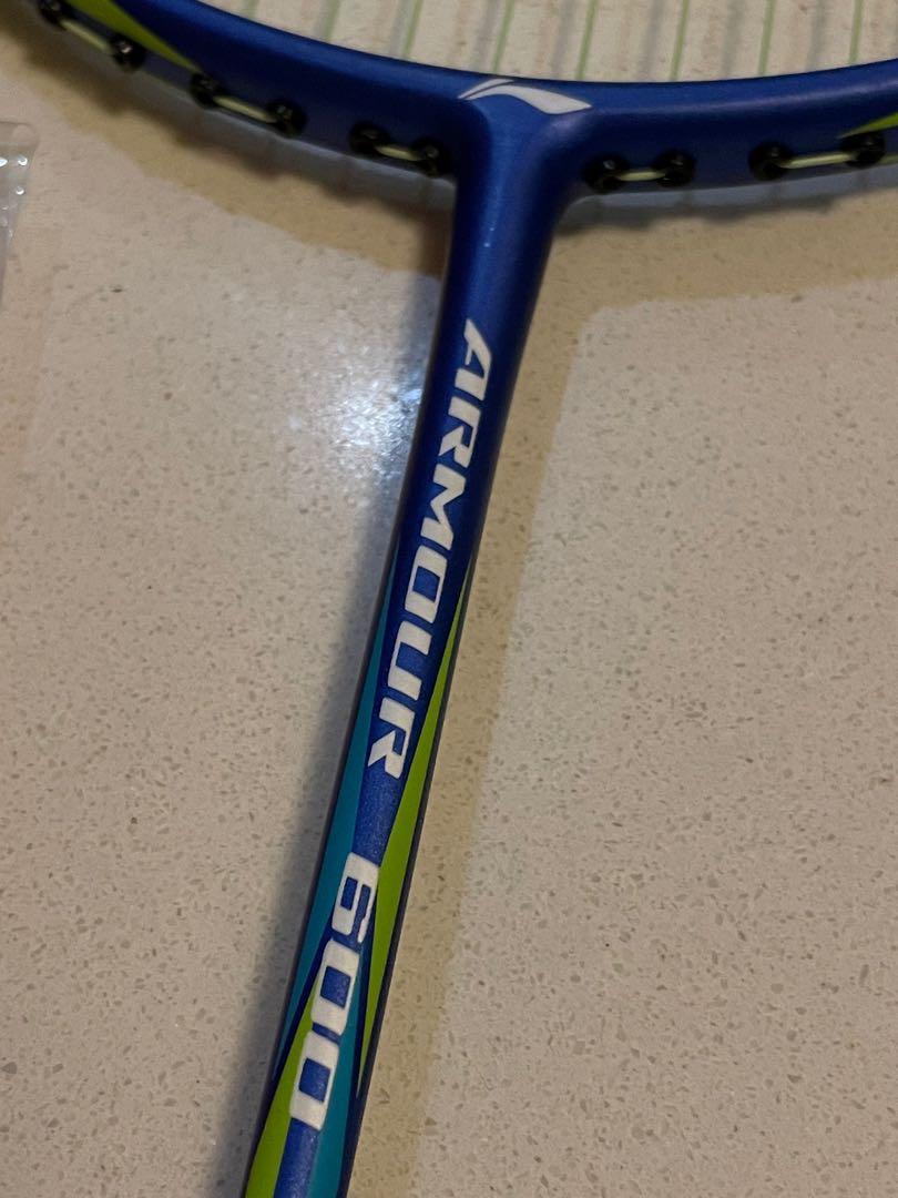 Li-ning Badminton Racket Armour 600, Sports Equipment, Sports & Games ...