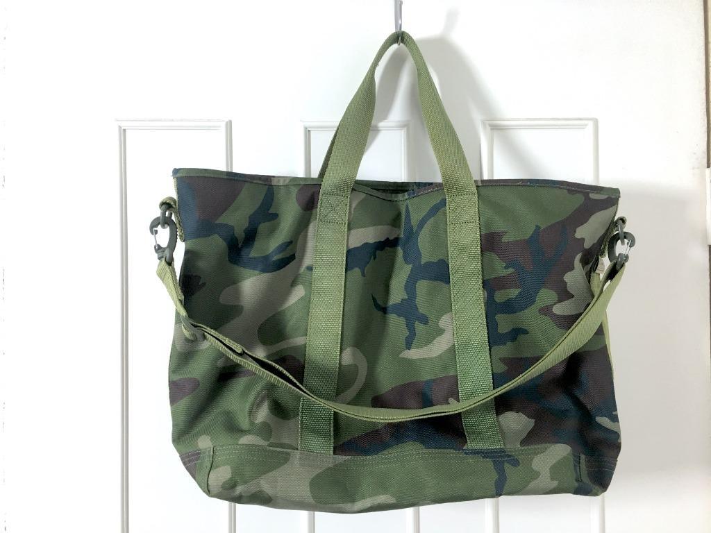 L L Bean Ll Bean Hunter S Waterproof Tote Bag Rolltop Closure Camouflage 大size迷彩兩用tote Bag 名牌 袋 銀包 Carousell