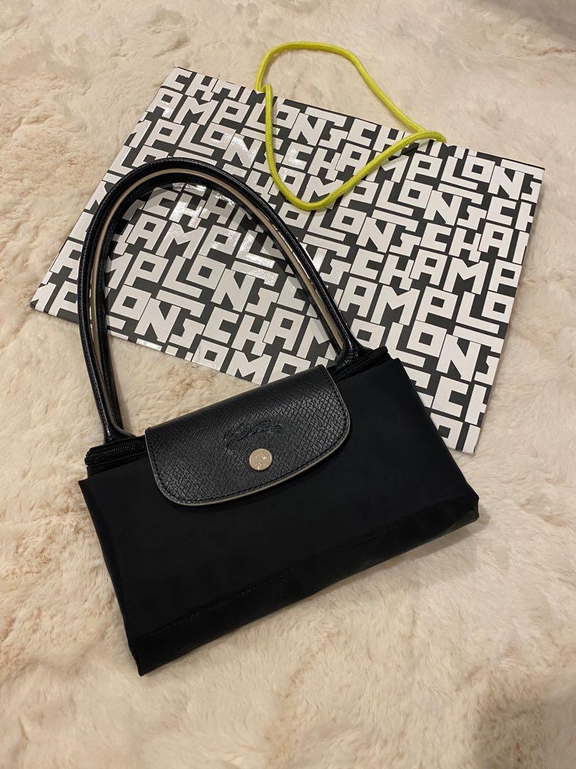 Longchamp Le Pliage Club black Size S Luxury Bags Wallets on