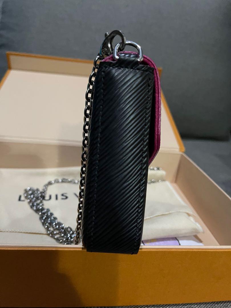 Louis Vuitton Felicie Pochette Epi Leather Black 23343157