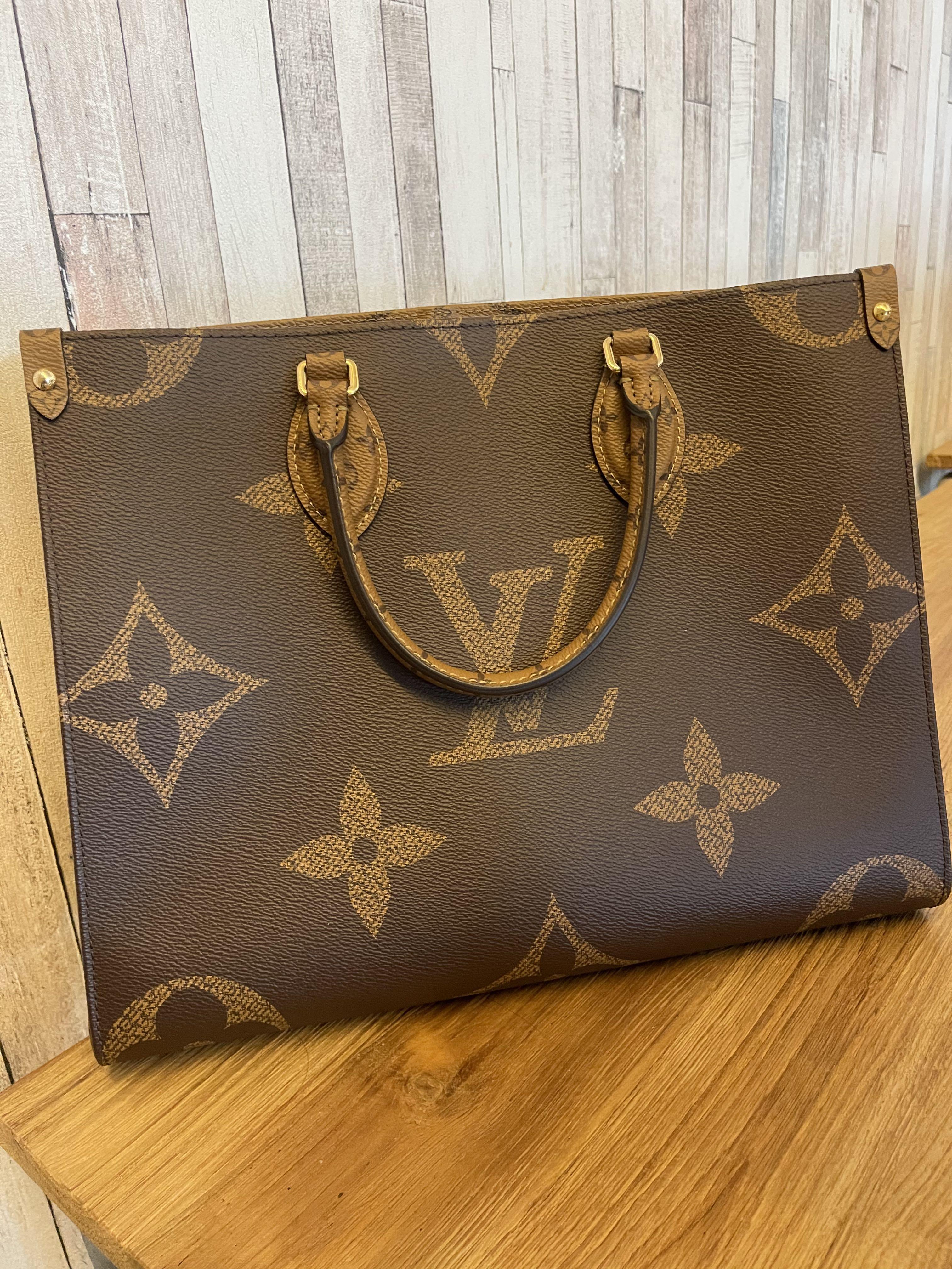 Louis Vuitton On The Go MM, Women's Fashion, Bags & Wallets, Tote Bags on  Carousell