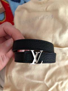 Louis Vuitton unisex leather bracelet