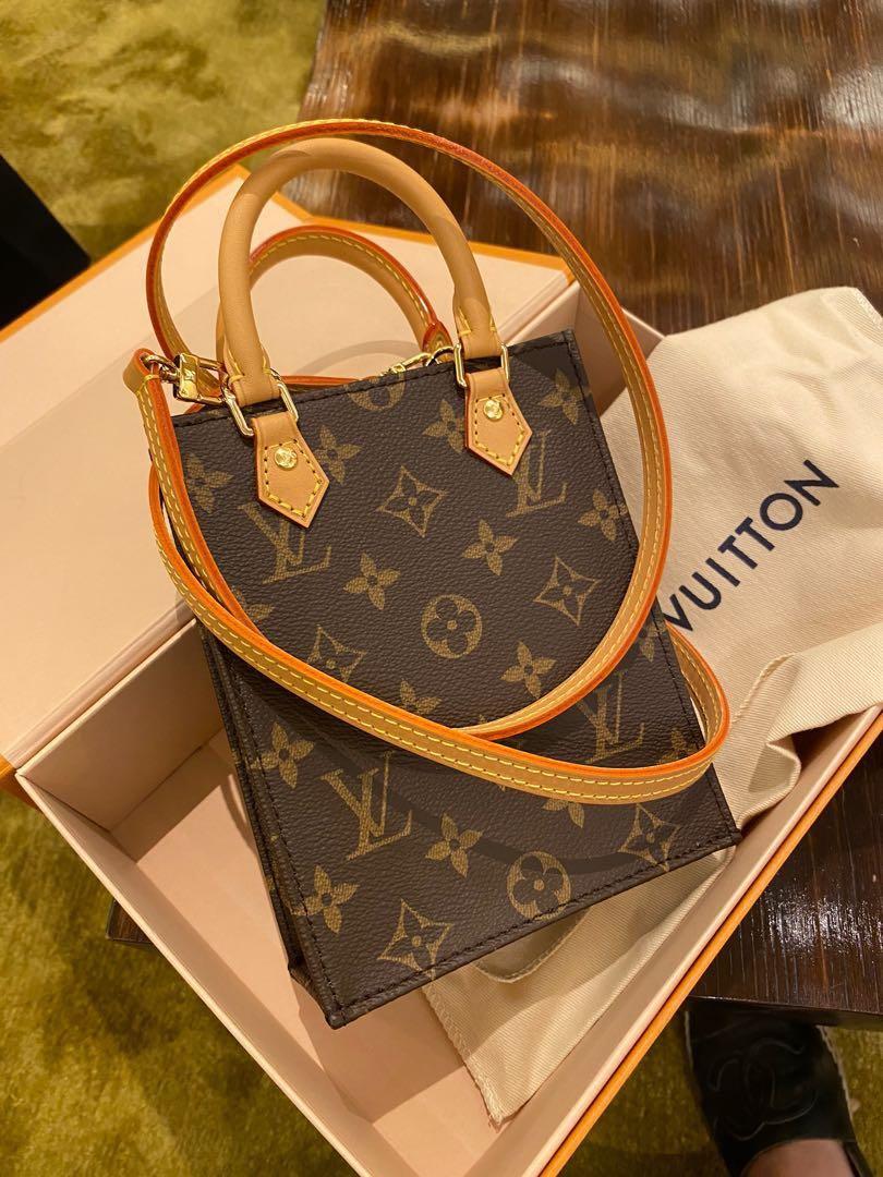 LV Louis Vuitton Petit Sac Plat Authentic, Luxury, Bags & Wallets