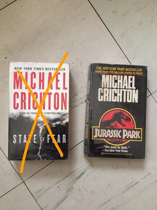 Michael Crichton books, Hobbies & Toys, Books & Magazines ...