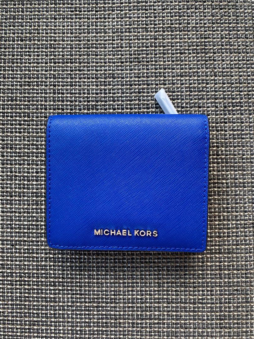 Michael Kors Short Wallet, Blue, Clip 