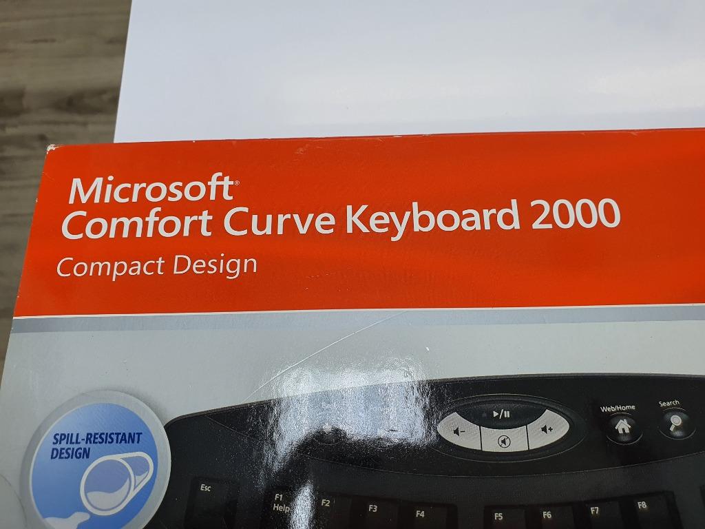 Microsoft Comfort Curve Keyboard 2000, Computers & Tech, Parts