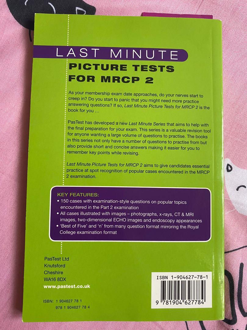 MRCP part 2 PasTest last minute picture tests, Hobbies & Toys, Books