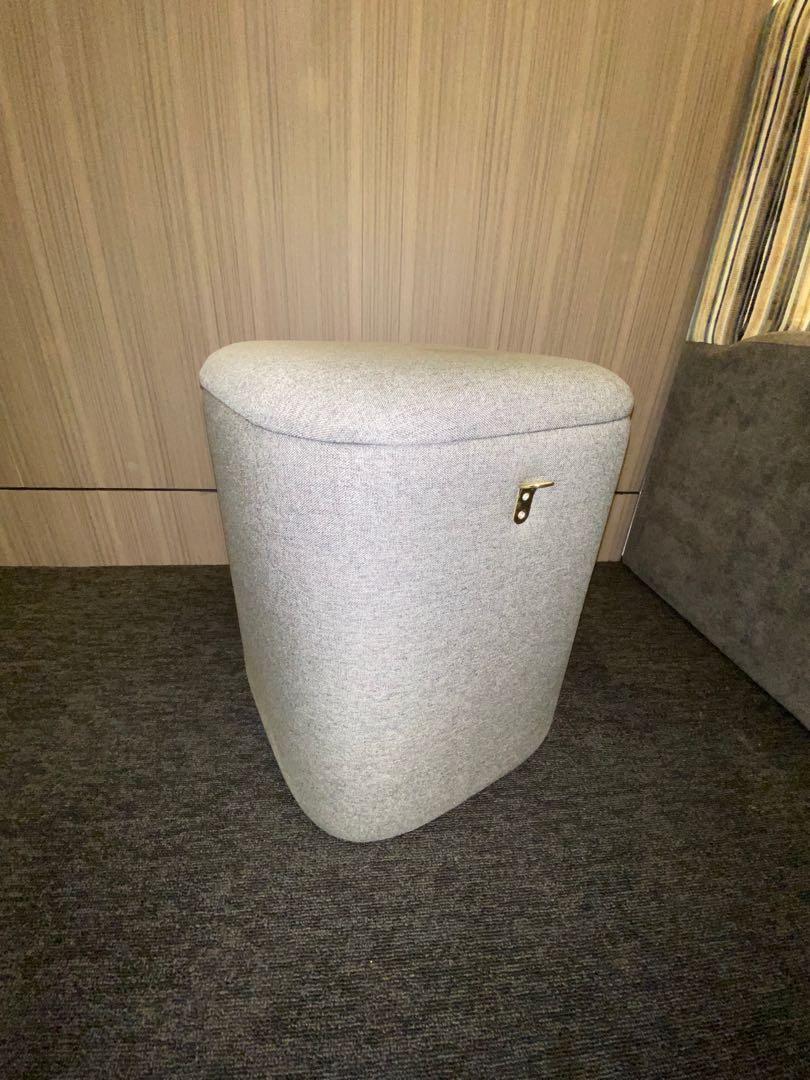 MULTI USE OTTOMAN (Category: Storage Boxes & Baskets) located in Quezon City. Submitted by xlgkx (Listing ID 1064977685, Image 1). Description: This is the price for 1 Never used Multi use as an ottoman, side table, or storage Soft and cushioned .
