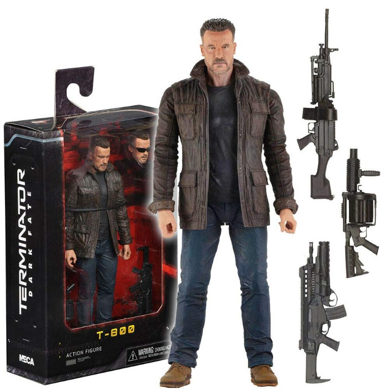 [2 Set] NECA Terminator Dark Fate T-800 & Sarah Connor Ultimate 7 Inch ...