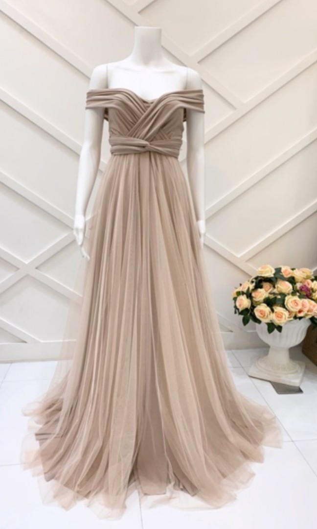 Champagne sale infinity dress