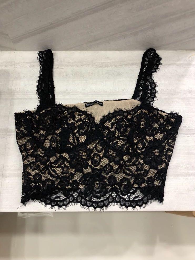 lace bustier top