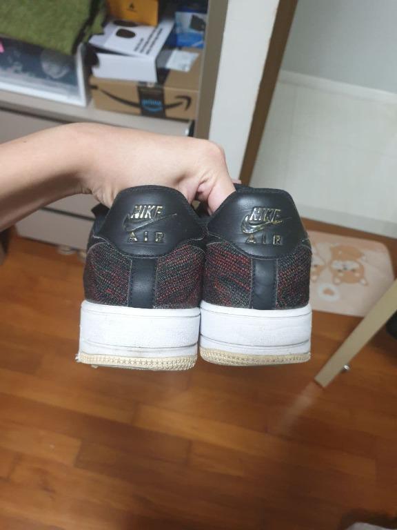Nike air force 1 low flyknit burgundy outlet