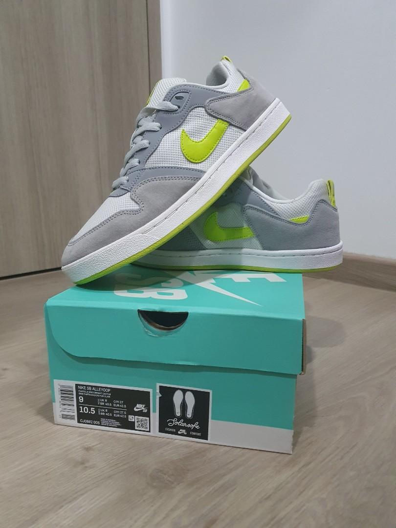 Nike Sb Alleyoop Bright Cactus Men S Fashion Footwear Sneakers On Carousell