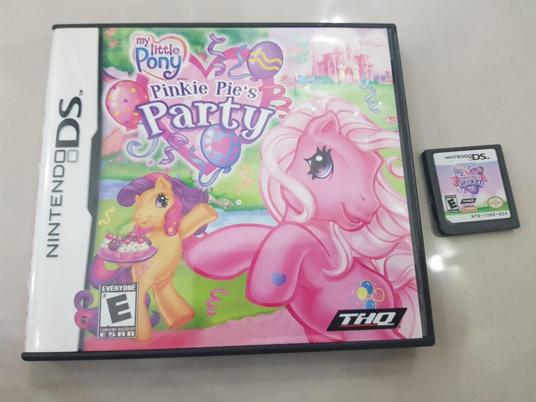 Nintendo DS Game - my little Pony Pinkie Pie's Party, Video Gaming, Video  Games, Nintendo on Carousell