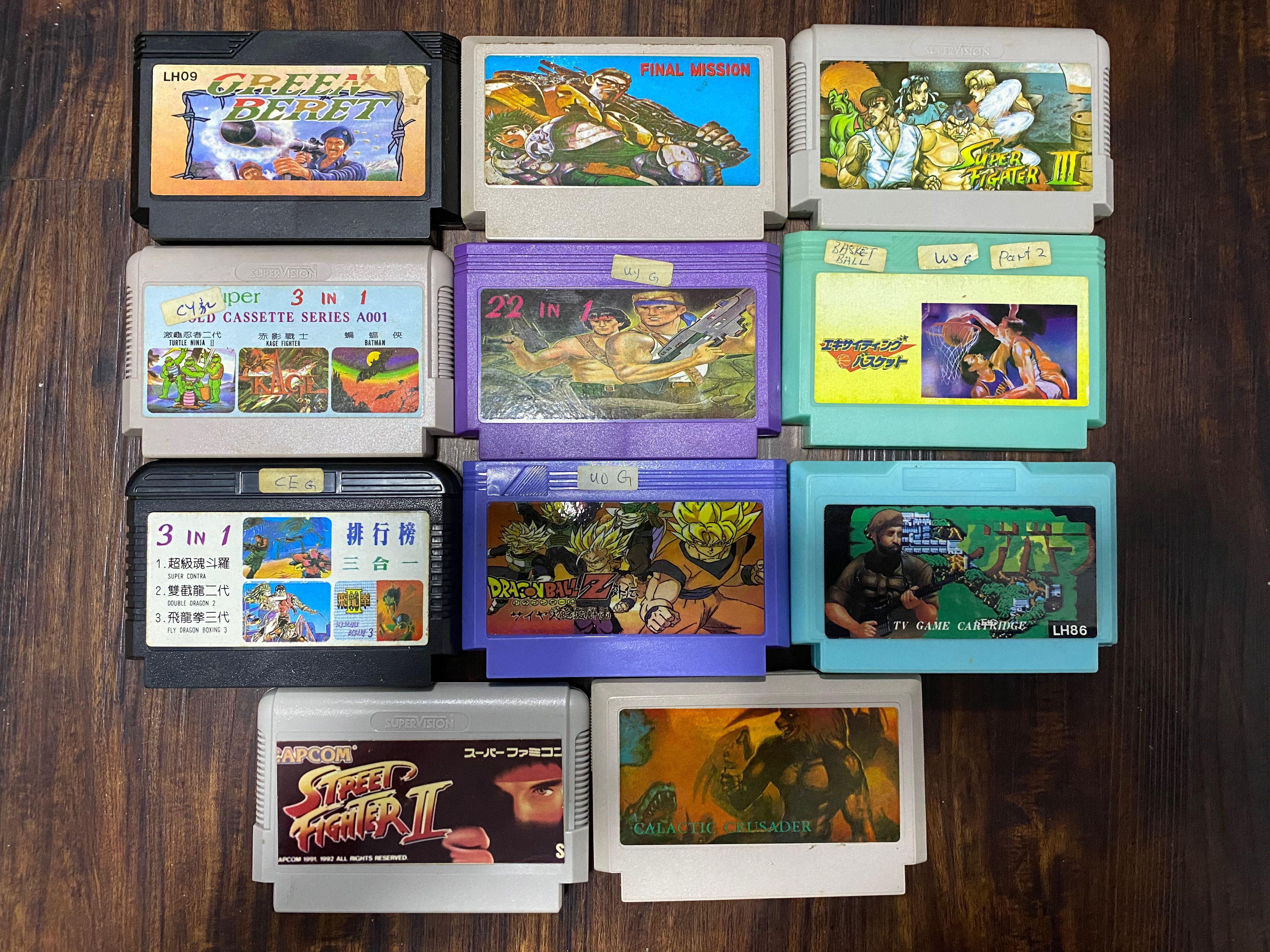 Nintendo copy system “Good Boy” with light gun and games, Video Gaming, Video Game